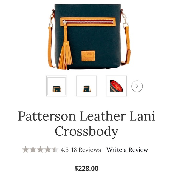 Dooney Patterson Leather Crossbody Bag - Picture 8 of 8